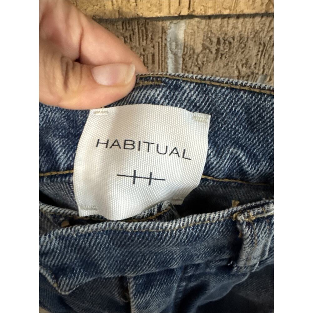 Habitual Womens Baltic Size 2 Denim Jeans Wide-Leg High-Waisted Casual Style - Picture 3 of 9